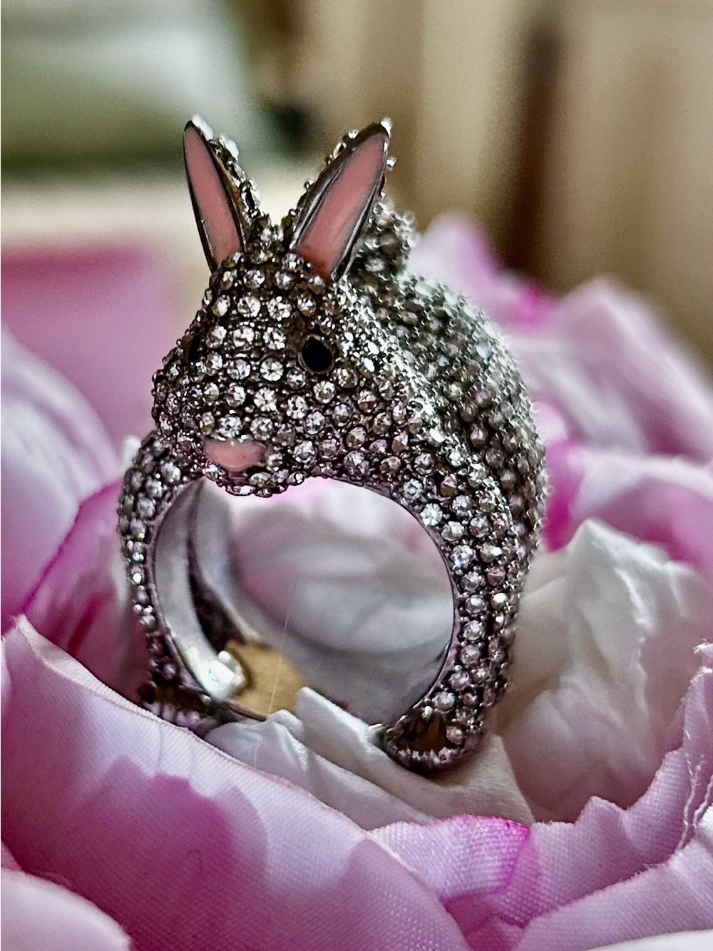 Kate Spade Make Magic Bunny Ring size 7 -7.5